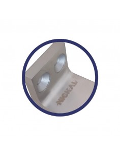 Pied droit pour console de tirage, Quantité par boîte:À la pièce,:93,3 x 43 x 40mm,:8mm,:38.4mm,:PAIRE 2